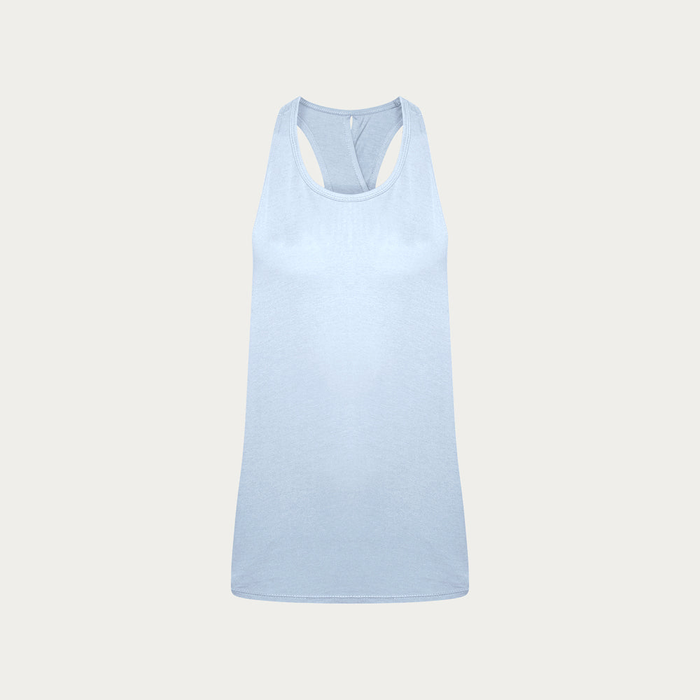 Chandra Tie Tank - Cashmere Blue