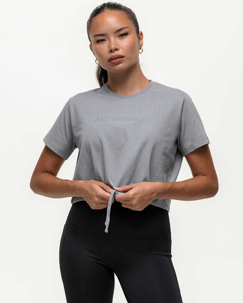 Everyday Drawstring Tee - Shadow Grey
