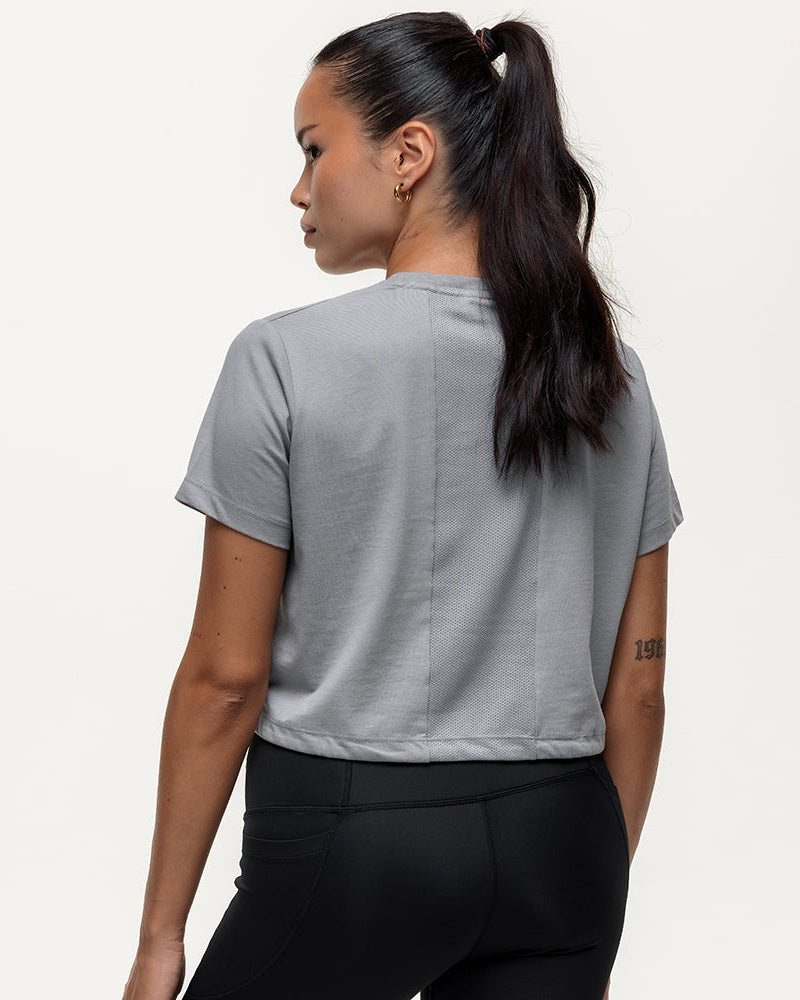 Everyday Drawstring Tee - Shadow Grey