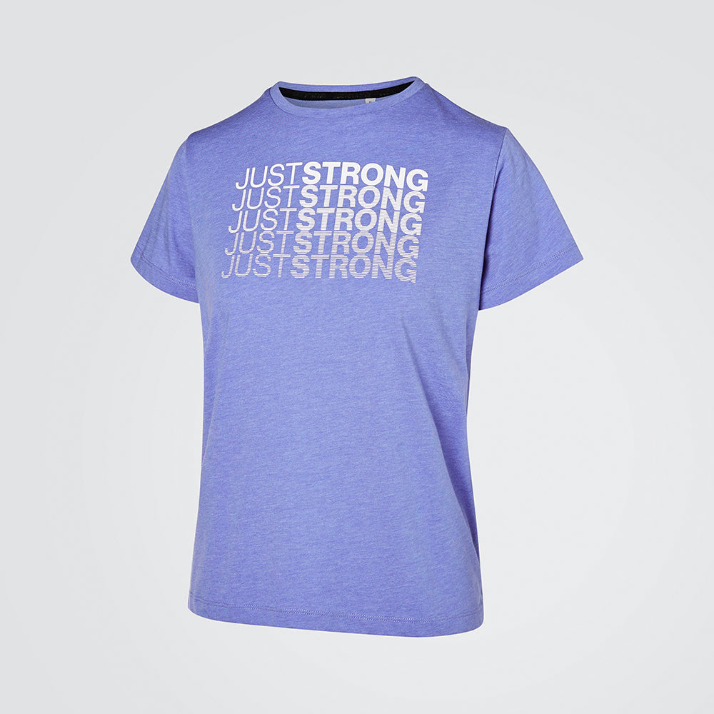 Blue Iris Marl Fade Graphic Tee