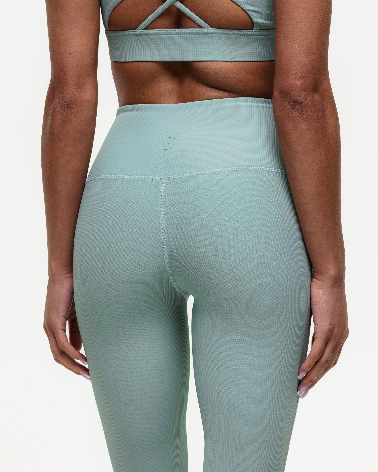 Maya Ribbed Flare Leggings - Seamoss