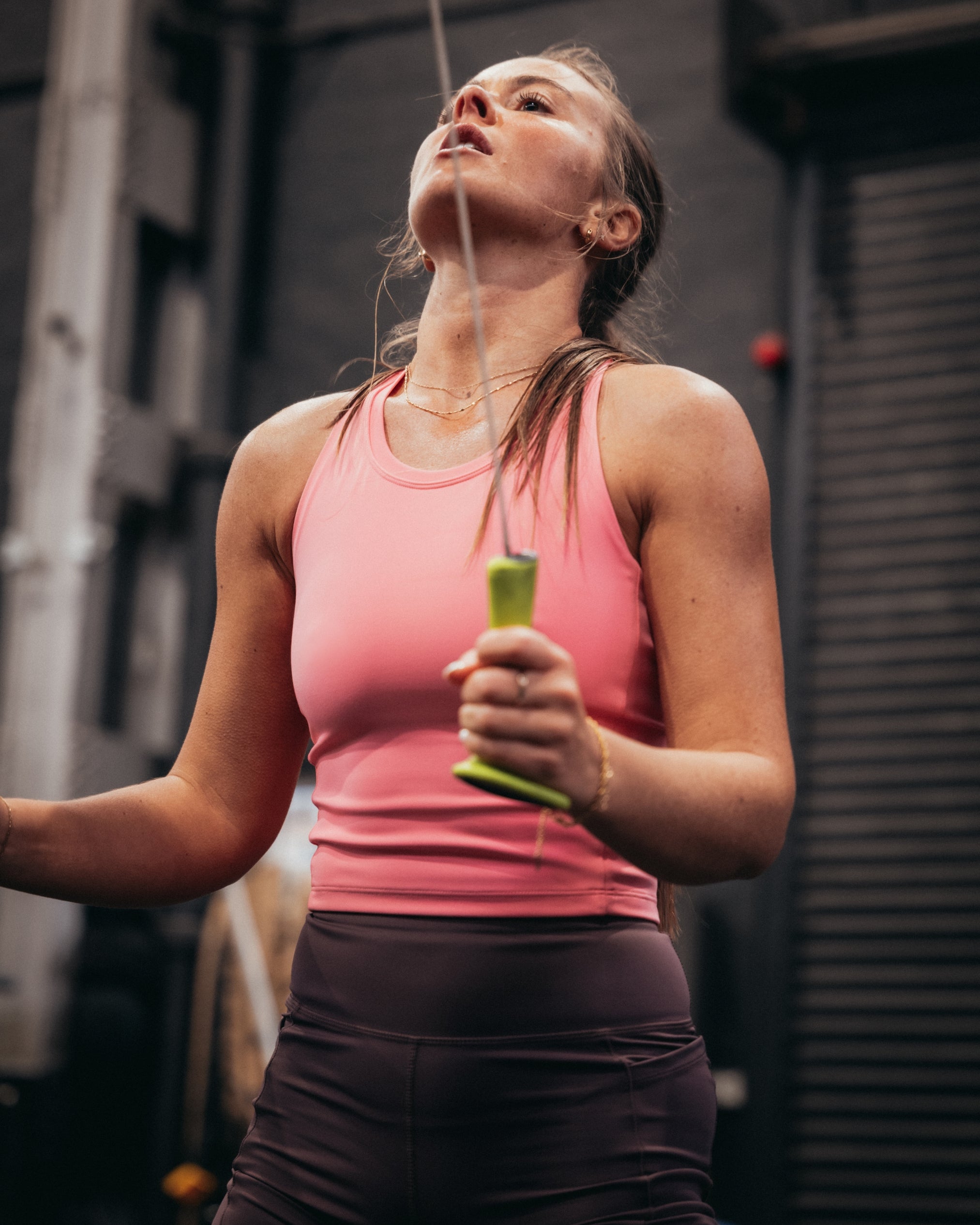 Training Crop Tank - Pink Lemonade