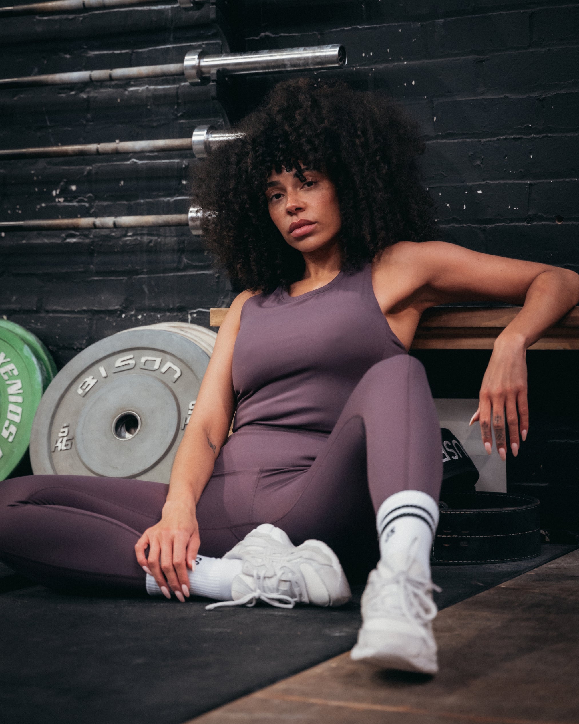 Sculpt High Rise 7/8 Leggings - Burgundy