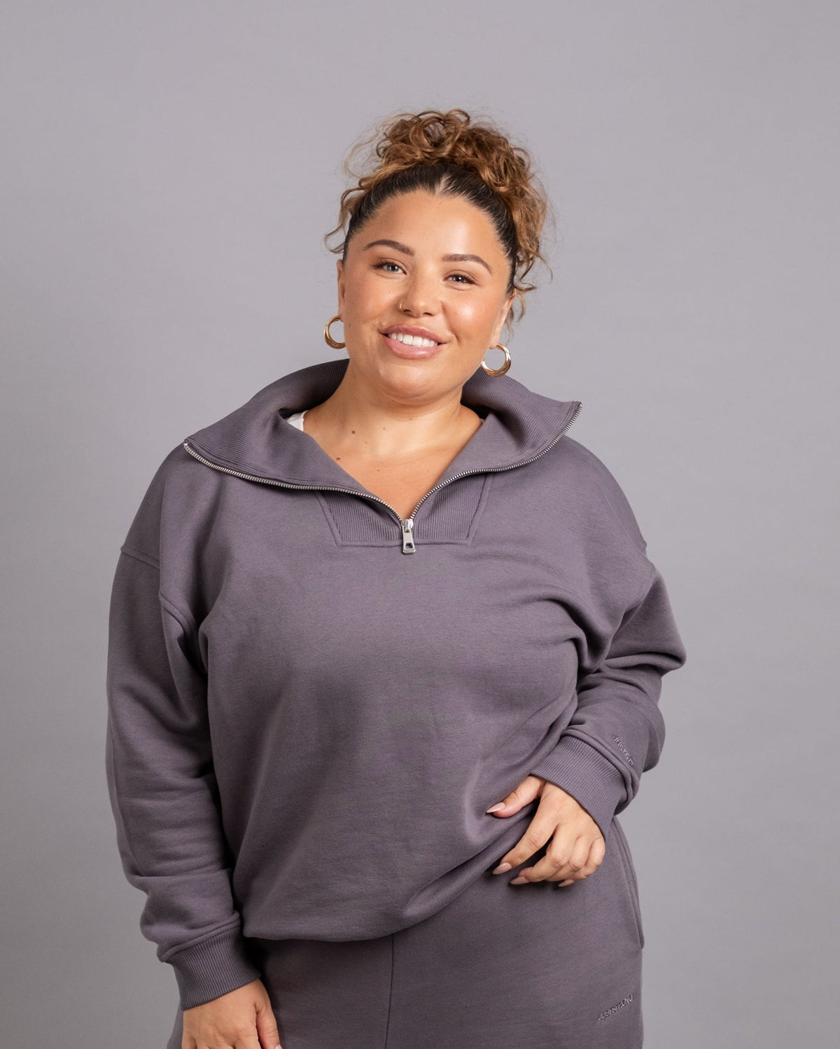Classic Quarter Zip - Smoke