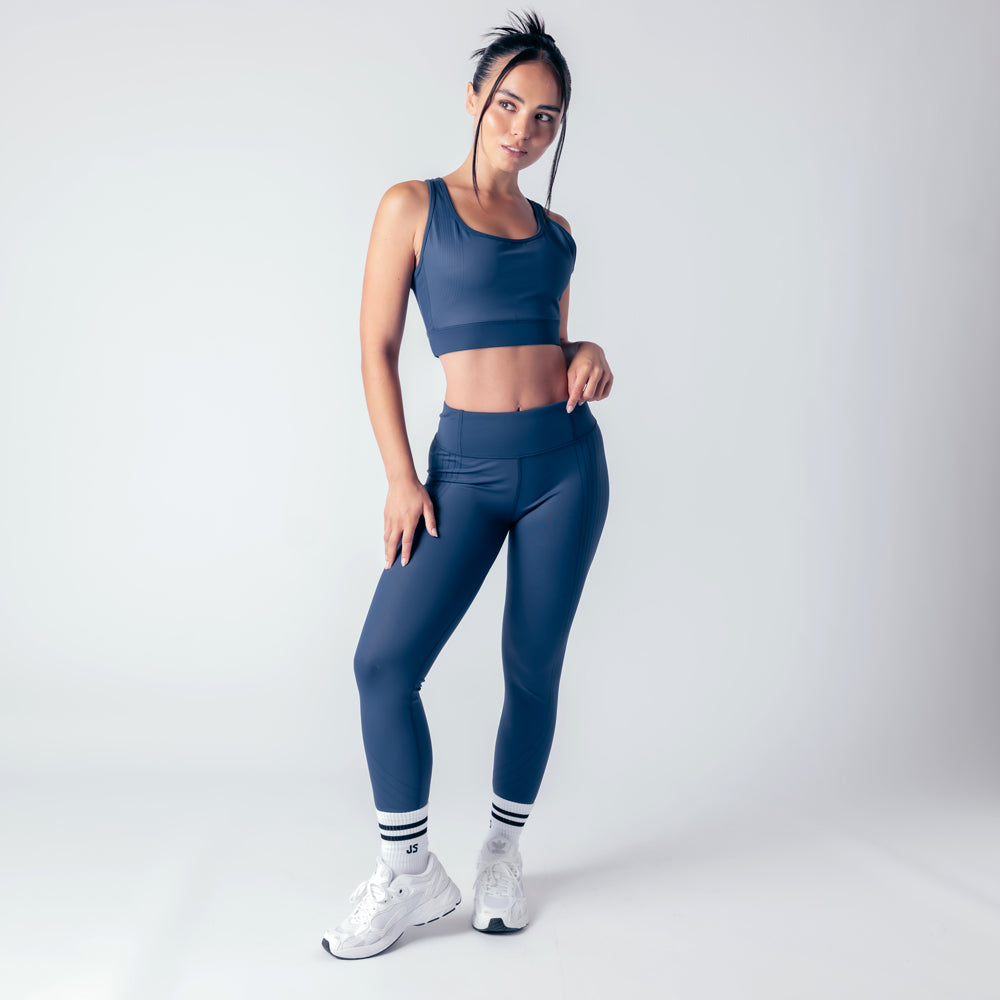 Agility Workout Leggings - True Navy