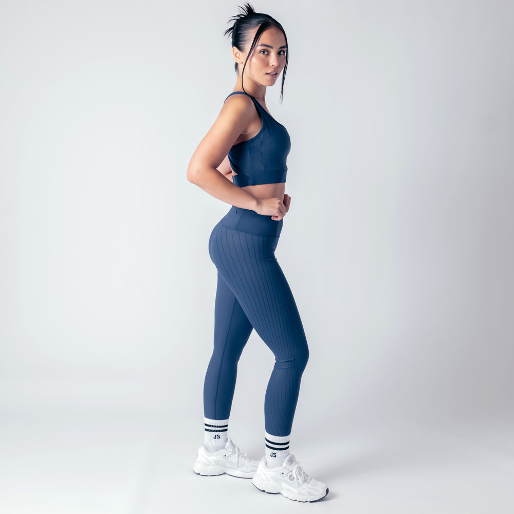 Agility Workout Leggings - True Navy