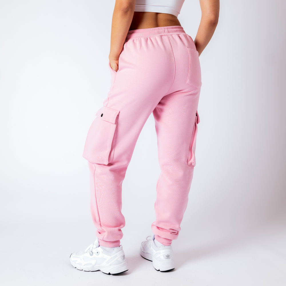 Cargo Joggers - Bubblegum Pink