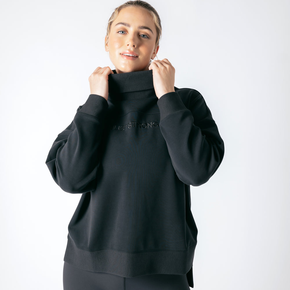 Luxe Essence Turtleneck - Black Onyx