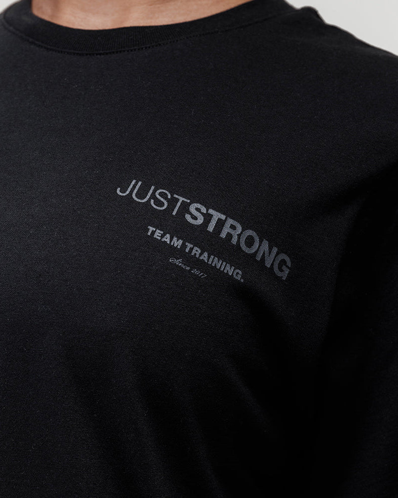 Motion Boyfriend Logo Tee - Black