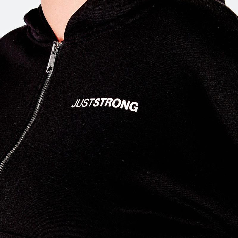 Black 1/2 Zip Hoodie